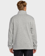 Mens Boundary Mock Zip Fleece Top