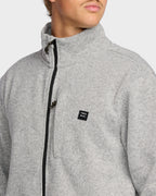 Mens Boundary Mock Zip Fleece Top