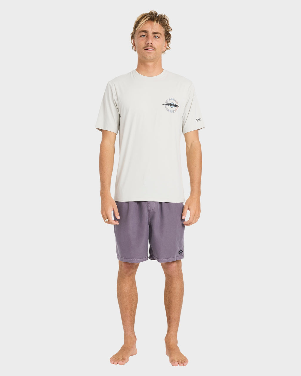 Mens Hollow Diamond Loose Fit Surf T-Shirt