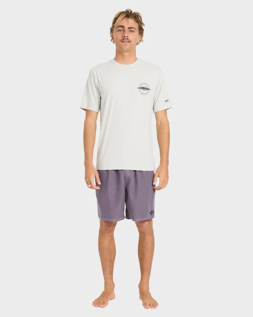 Mens Hollow Diamond Loose Fit Surf T-Shirt
