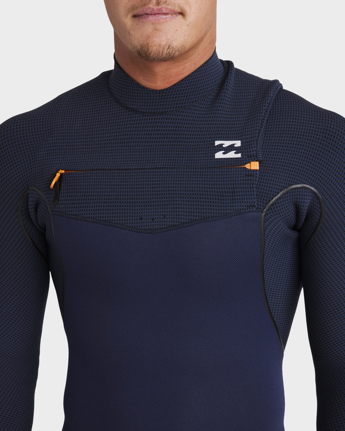 Mens 4/3mm Furnace Natural Chest Zip Steamer Wetsuit