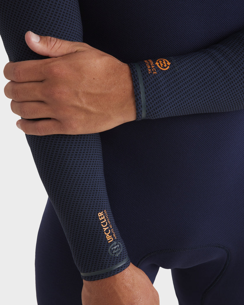 Mens 4/3mm Furnace Natural Chest Zip Wetsuit