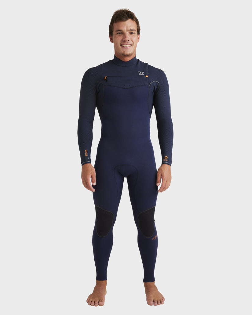 Mens 4/3mm Furnace Natural Chest Zip Wetsuit