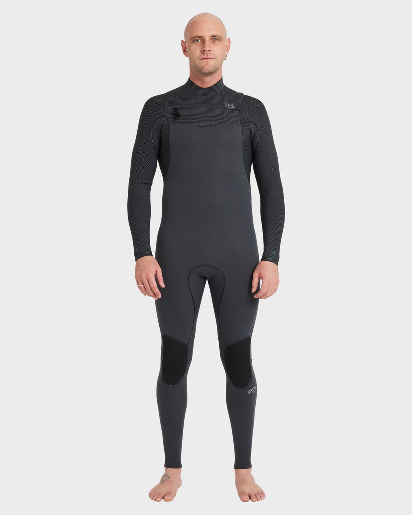 Mens 3/2mm Furnace Natural Chest Zip Wetsuit