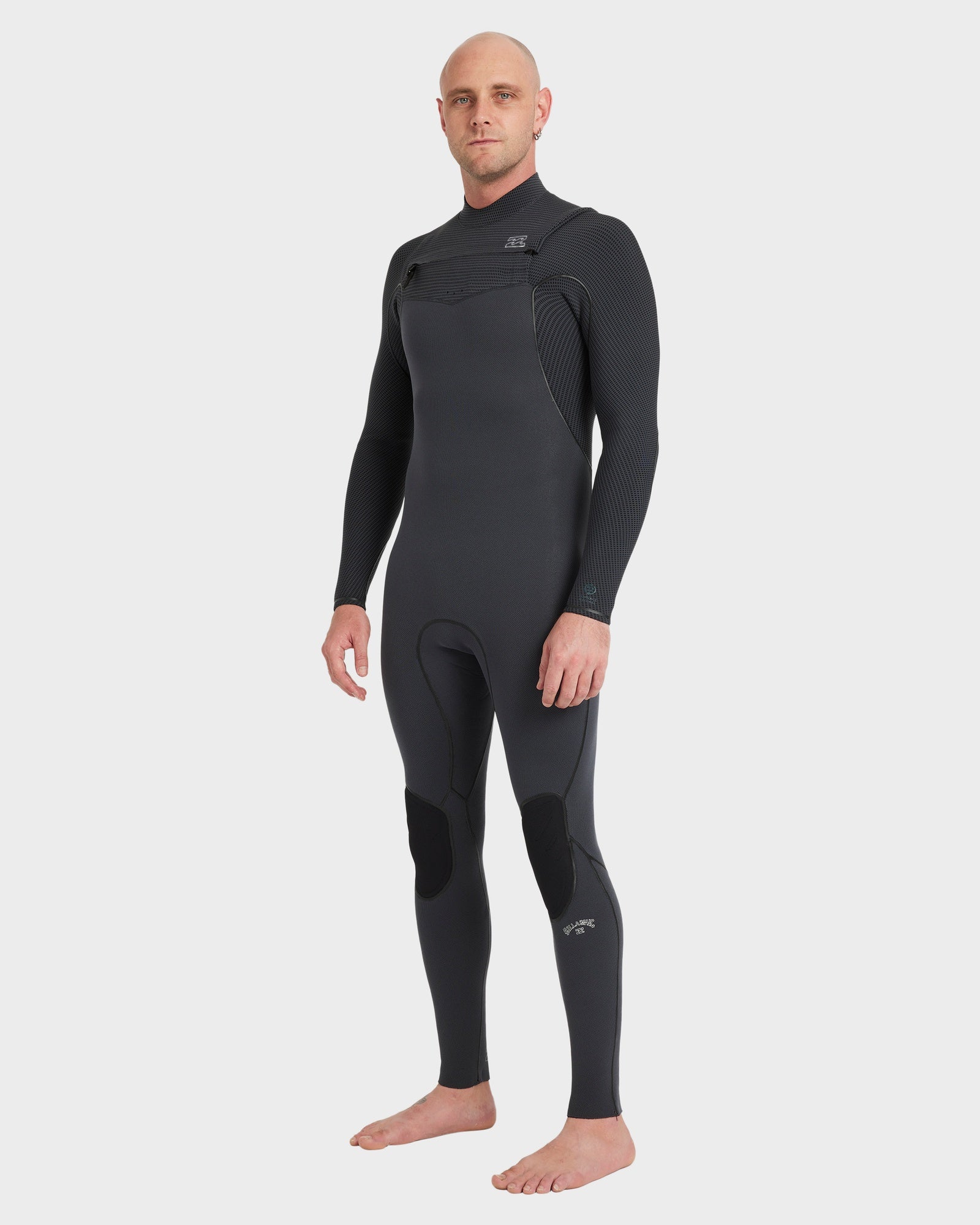 Mens 3/2mm Furnace Natural Chest Zip Wetsuit