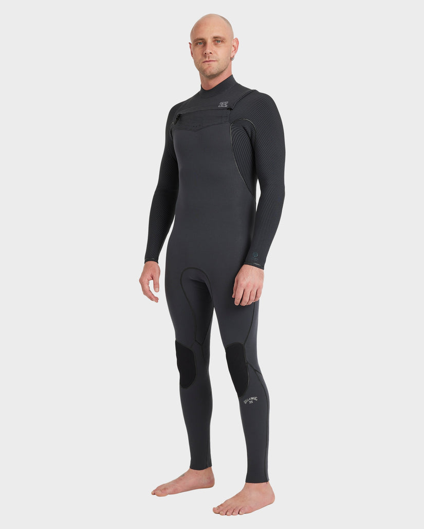 Mens 3/2mm Furnace Natural Chest Zip Wetsuit