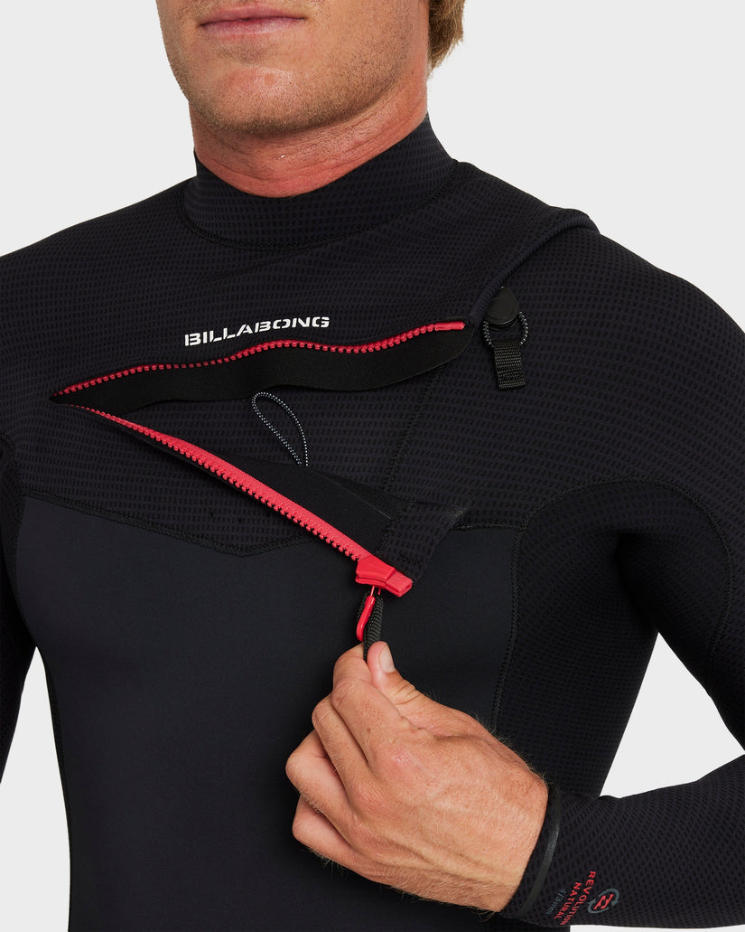 Mens 4/3Mm Revolution Natural Chest Zip Long Sleeve Fullsuit
