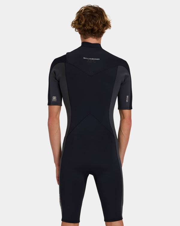 Mens 2/2Mm Absolute Natural Chest Zip Gbs Spring Suit