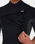 Mens 2/2Mm Absolute Natural Chest Zip Gbs Spring Suit