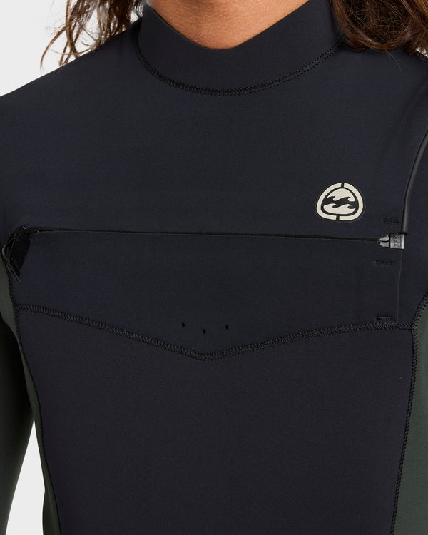 Mens 3/2Mm Absolute Natural Chest Zip Wetsuit