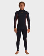 Mens 4/3Mm Absolute Natural Chest Zip Long Sleeve Fullsuit