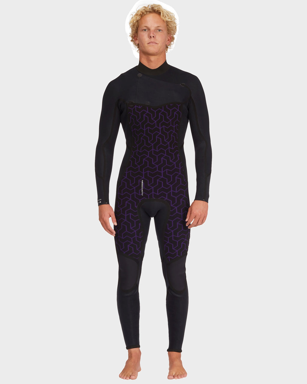Mens 4/3Mm Absolute Natural Chest Zip Long Sleeve Fullsuit