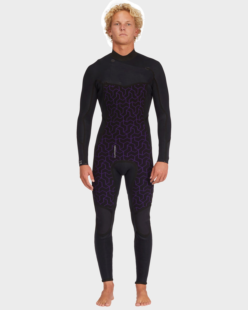 Mens 4/3Mm Absolute Natural Chest Zip Long Sleeve Fullsuit