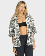 Womens Beach Side Short Sleeve Shirt