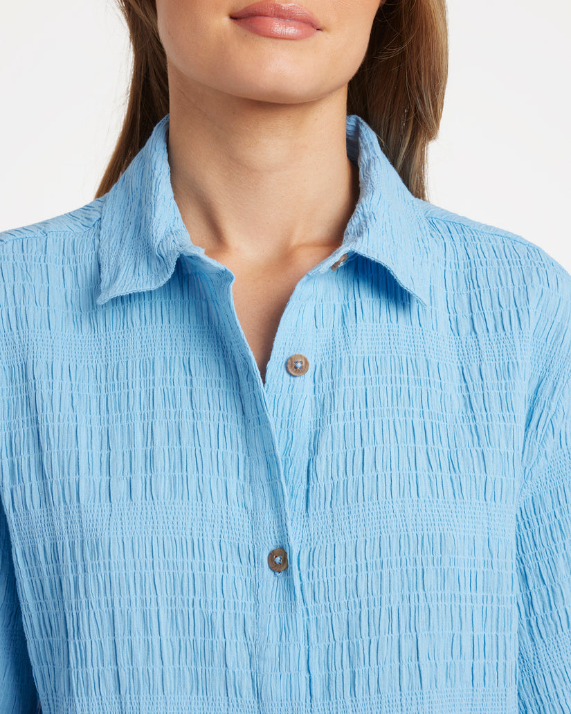 Womens Laura Oversized Short Sleeve Shirt