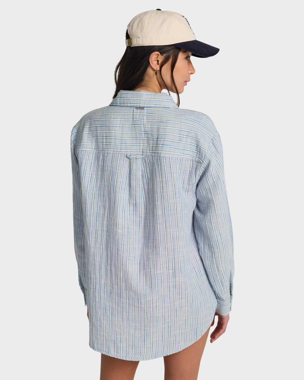 Womens Wanderer Printed Long Sleeve Button-down Shirt
