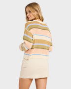 Womens Bright Sol Crew Neck Sweater