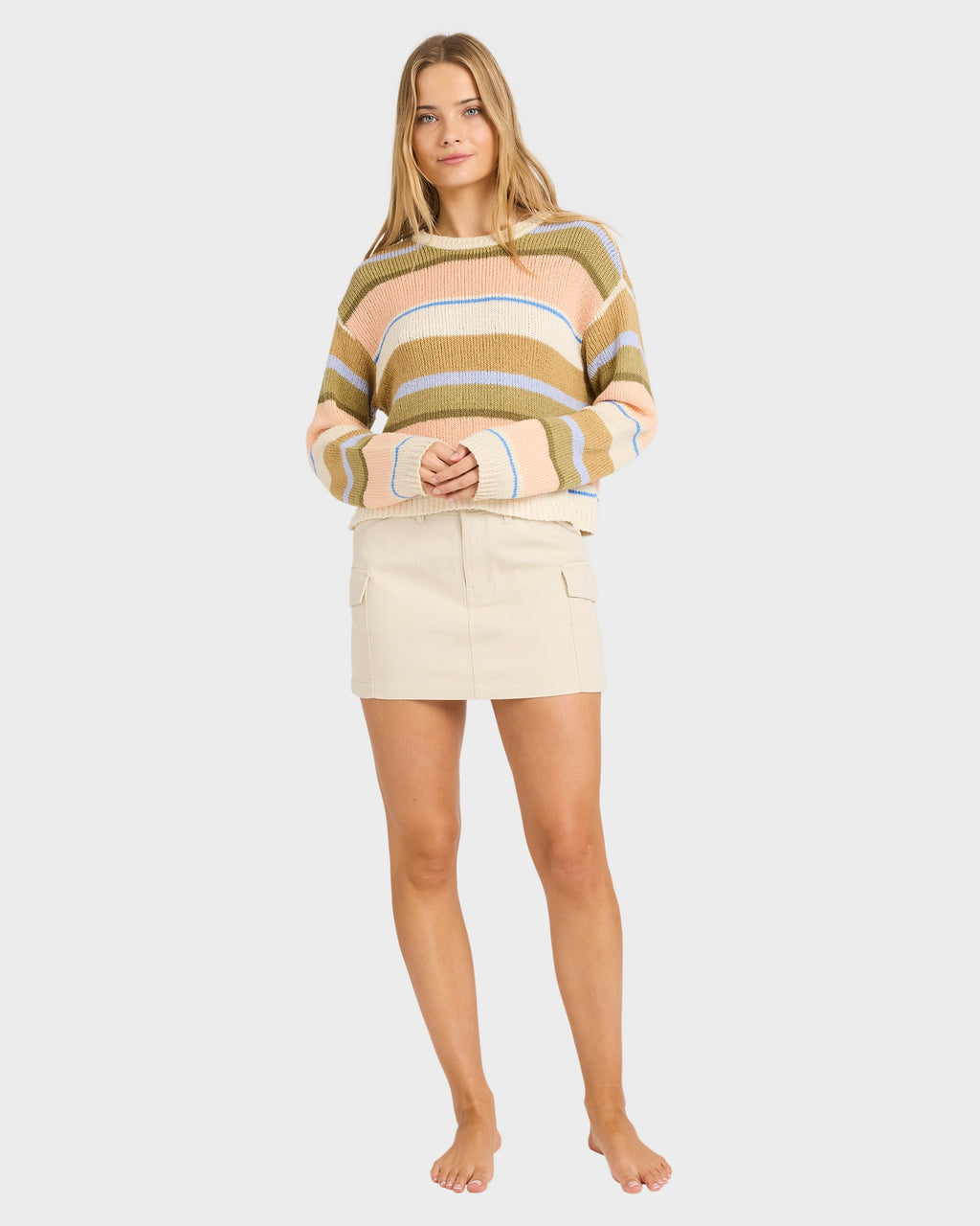 Womens Bright Sol Crew Neck Sweater