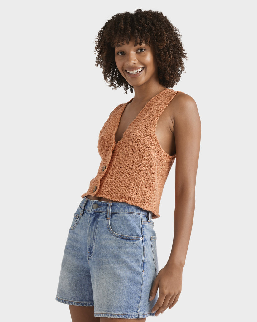 Womens Gia Sweater Vest Top