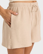 Womens Maya Elastic Waist Shorts