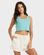 Womens Wanderer Elastic Waist Shorts