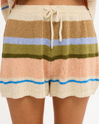 Womens Bright Sol Elastic Waist Shorts