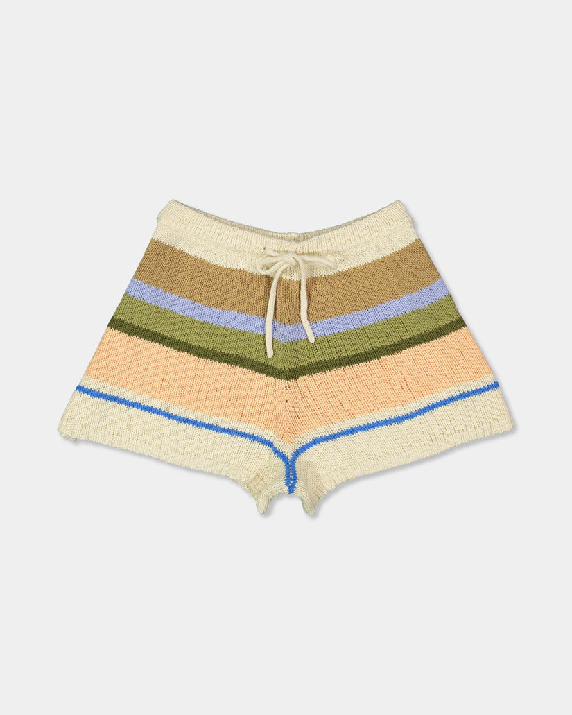 Womens Bright Sol Elastic Waist Shorts