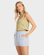 Womens Wanderer Elastic Waist Shorts