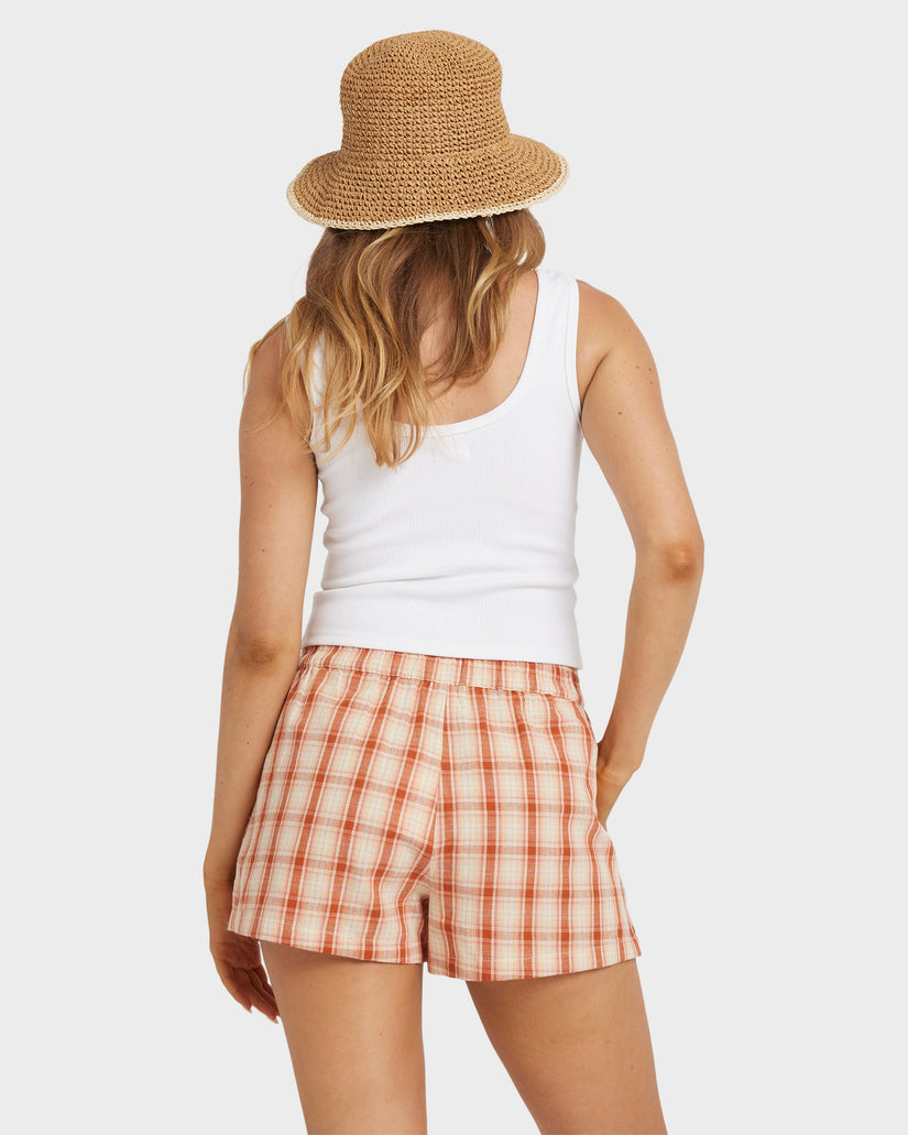 Womens Dreamy Daze Elastic Waist Shorts