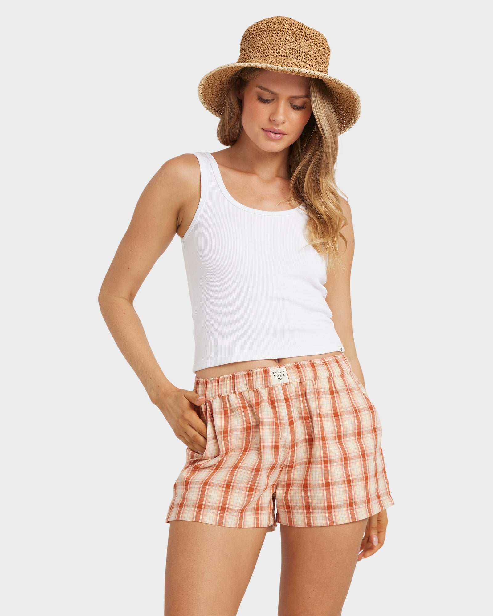 Womens Dreamy Daze Elastic Waist Shorts Womens Dreamy Daze Elastic Waist Shorts
