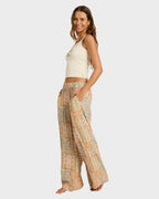 Womens Follow Me Printed Elastic Pants