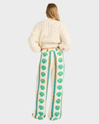 Womens Coastal Crush Elastic Waist Pants