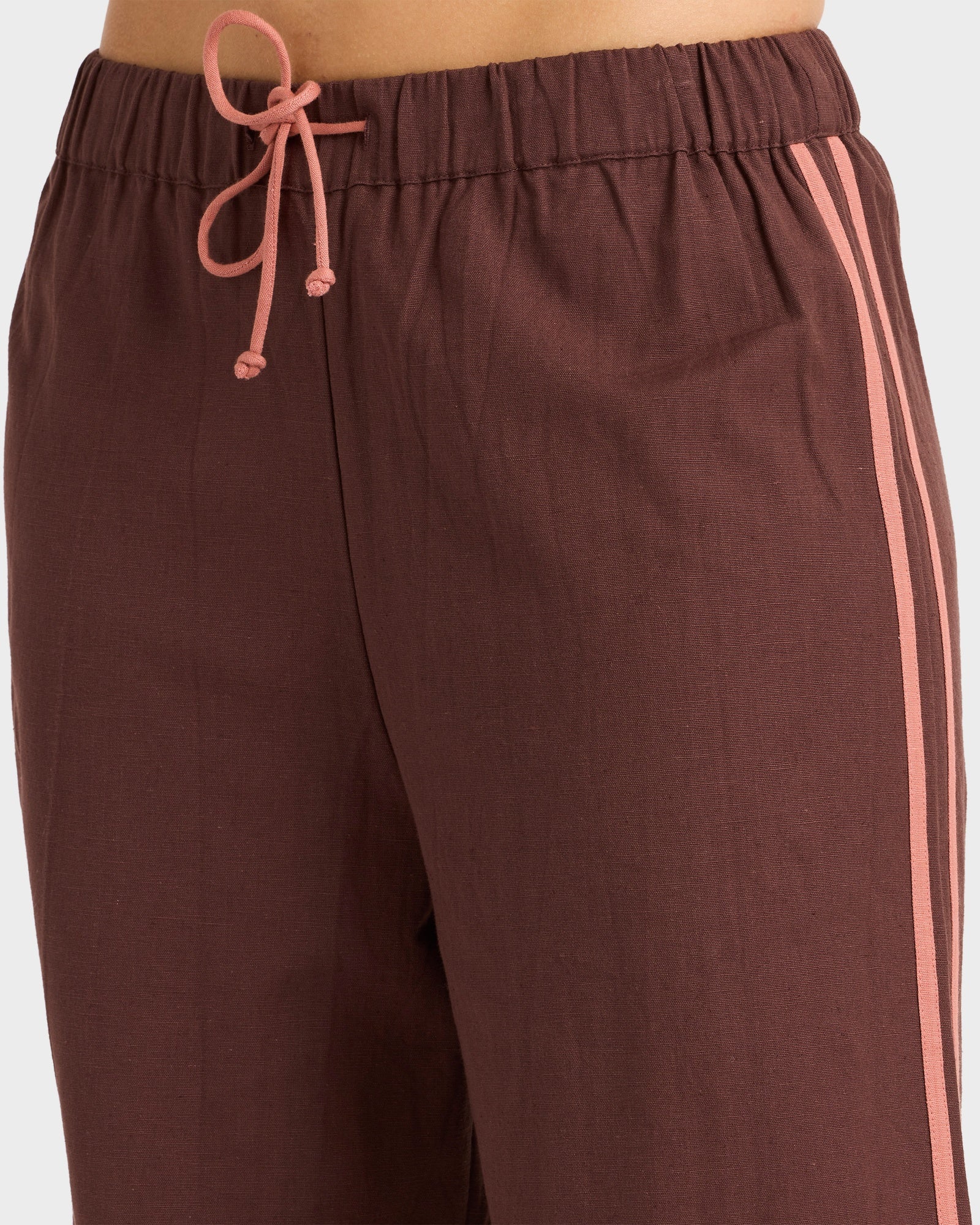 Womens Coastal Crush Elastic Waist Pants