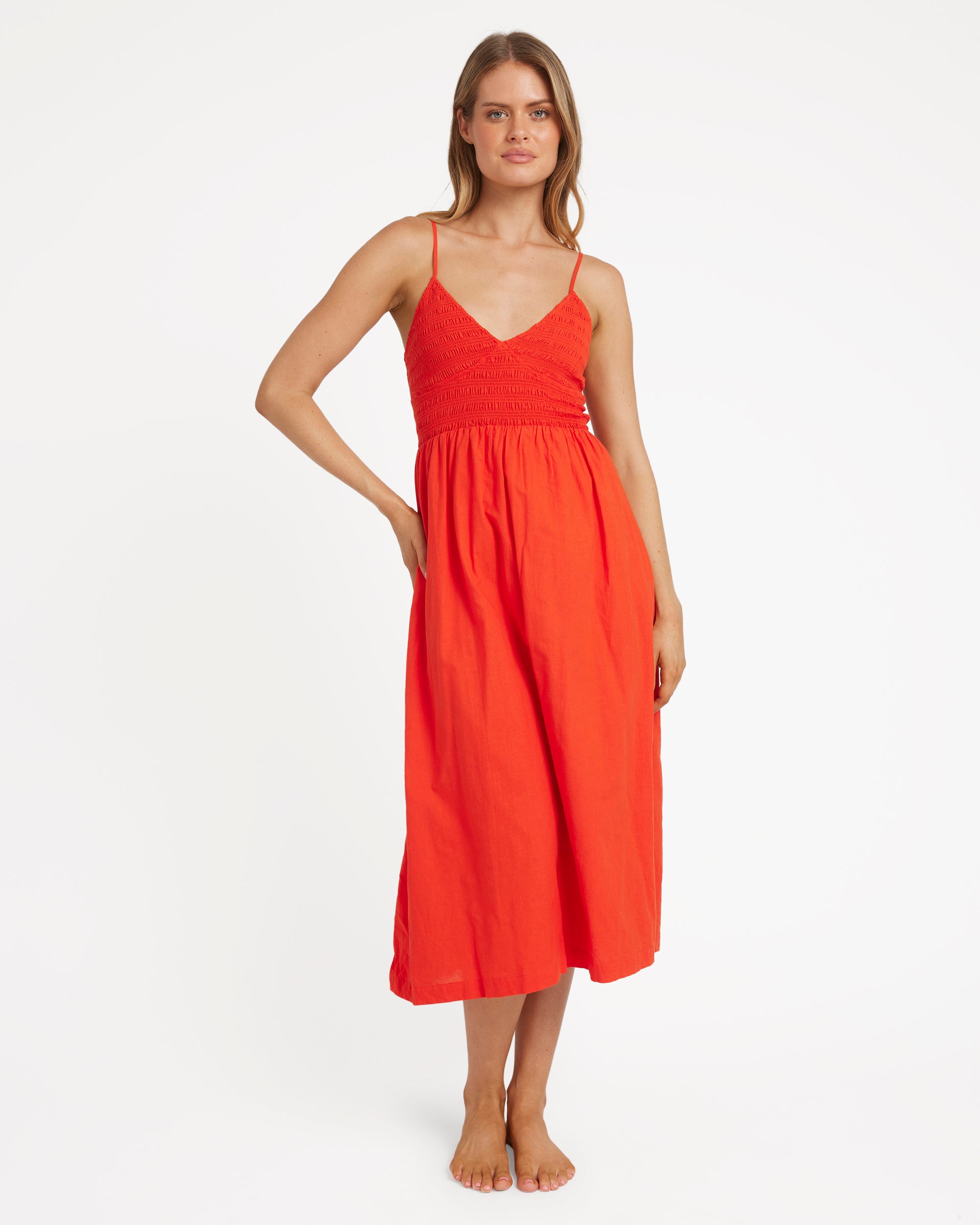 Womens Such A Trip Midi Dress