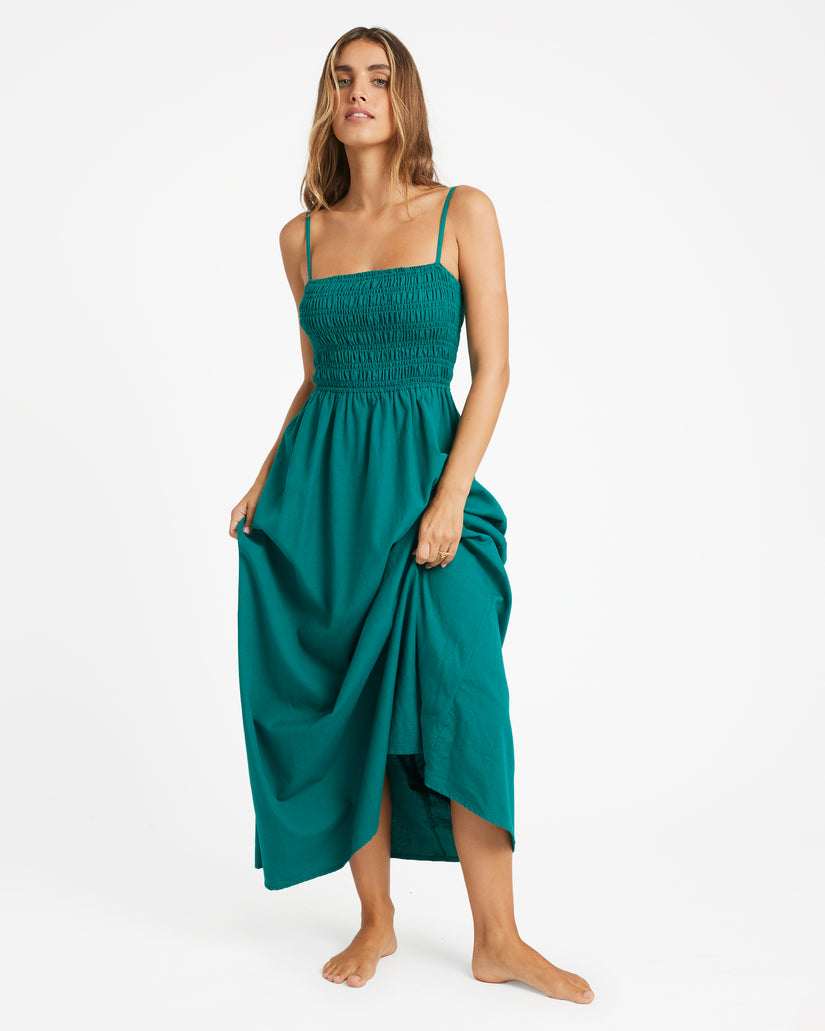 Womens Deep Sea Maxi Dress