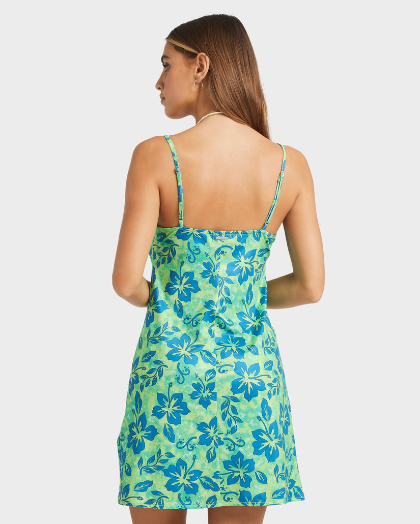 Womens Lime Crush Midi Dress