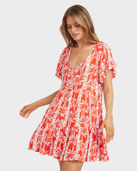 Buy Womens Row Of Palms Mini Dress by Billabong