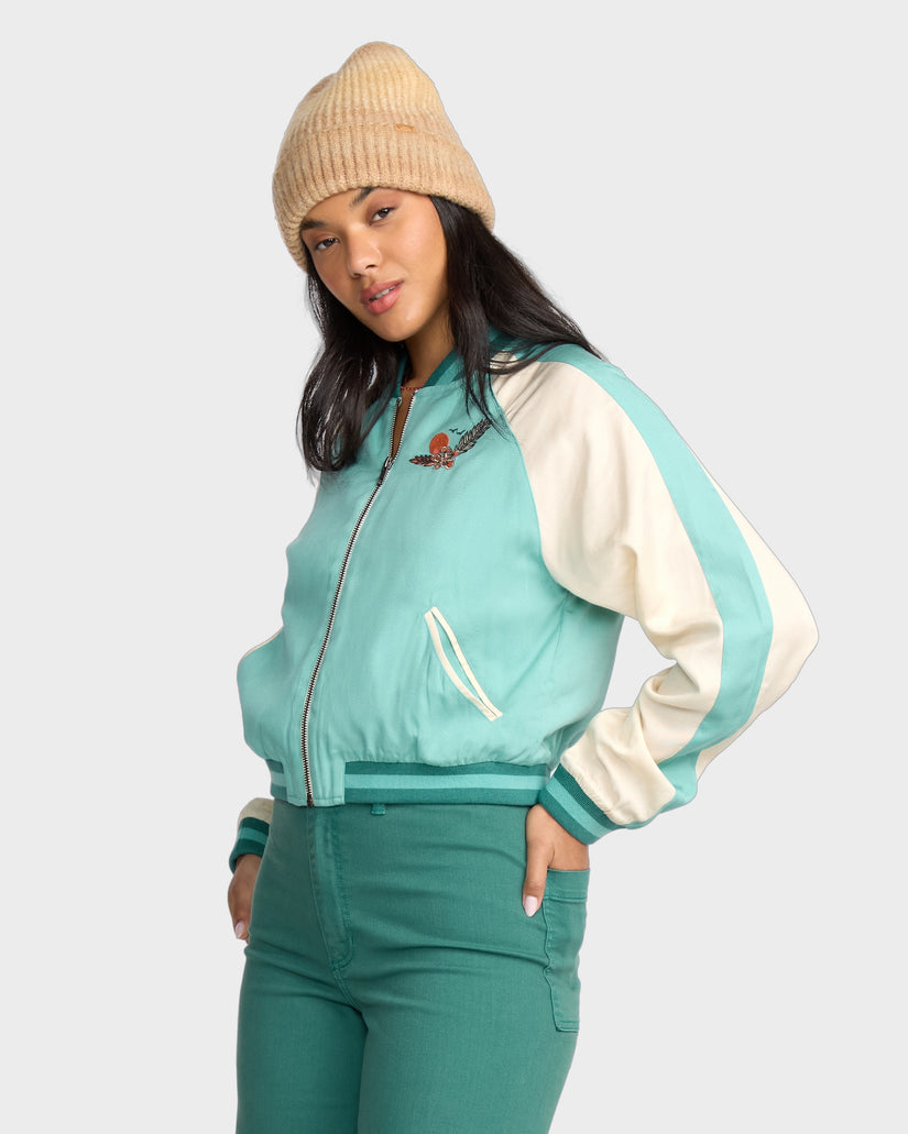 Womens Dream Vacation Bomber Jacket