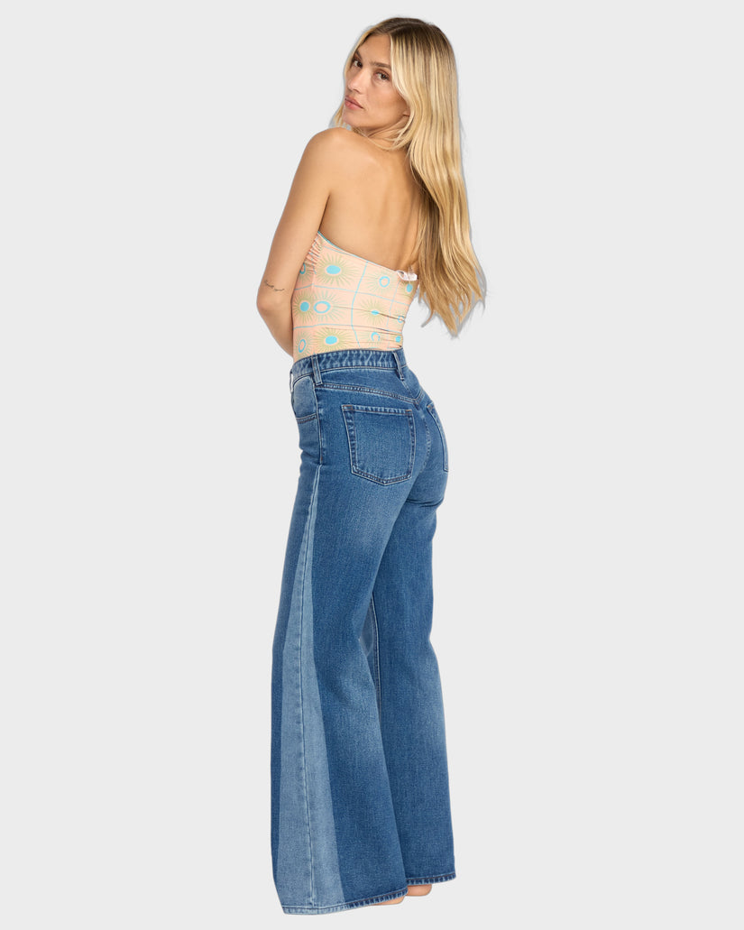 Womens Free Fall Flare Denim Pants