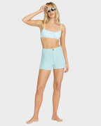 Womens Free Fall Cord Denim Shorts