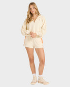 Womens Classic Feels Half Zip Fleece Top