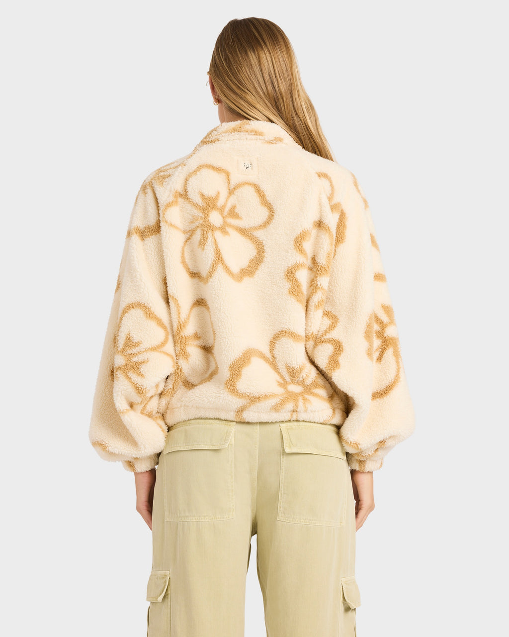 Womens Last Time Mock Neck Fleece Top