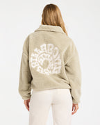 Womens Groovin Half Zip Fleece Top