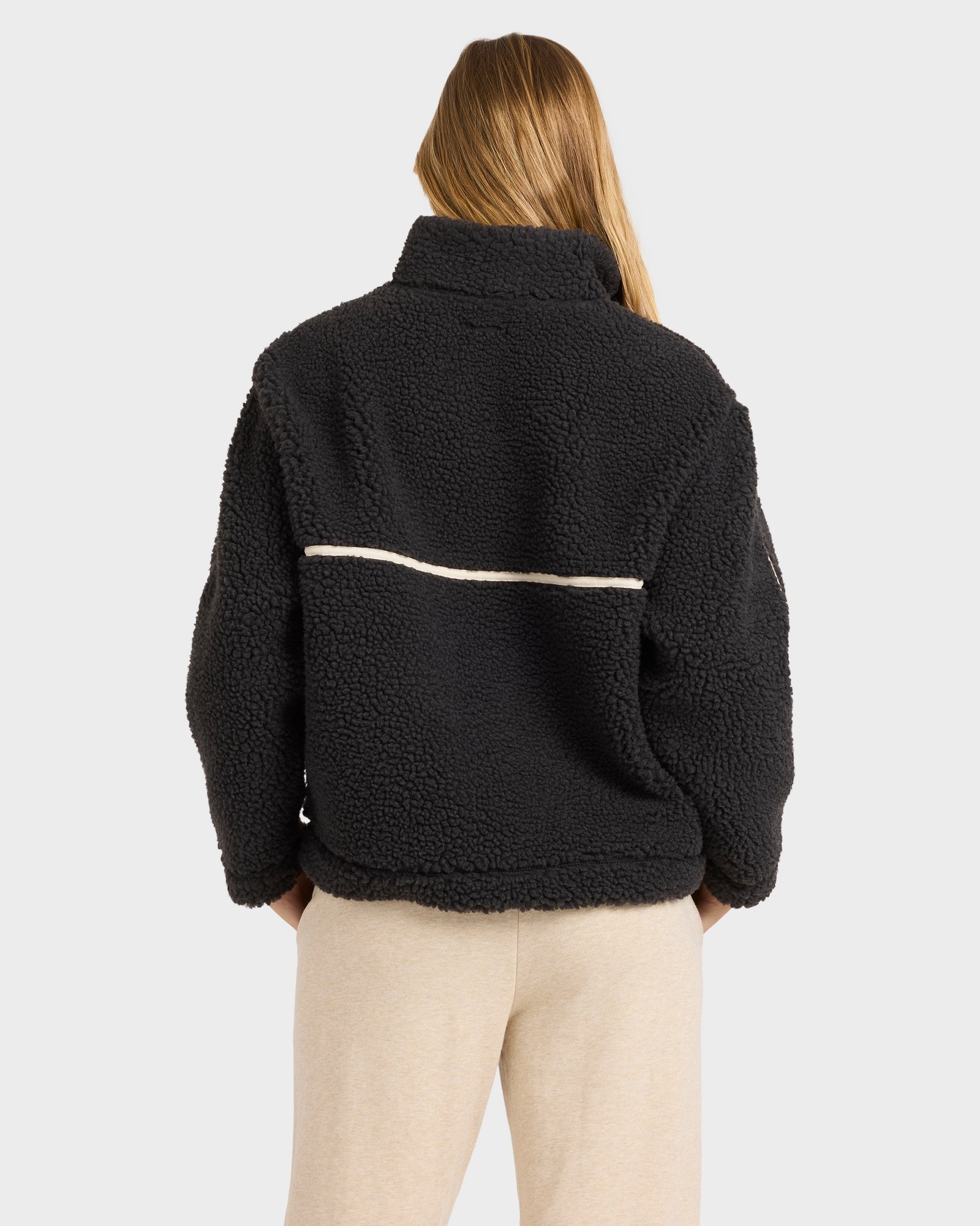 Womens Getting Warm Pullover Fleece Top