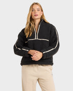Womens Getting Warm Pullover Fleece Top