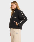 Womens Getting Warm Pullover Fleece Top