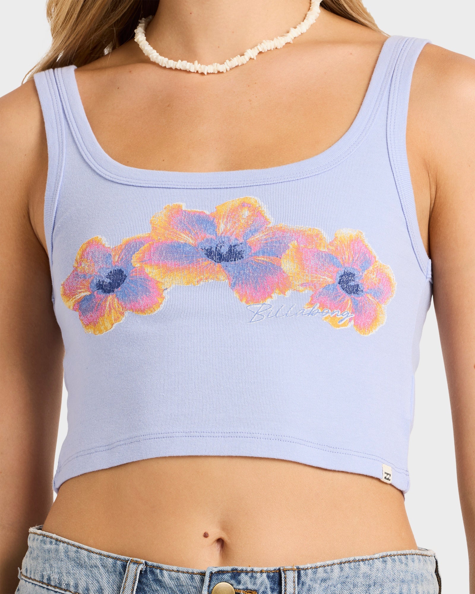 Womens Paradise Trio Cropped Tank