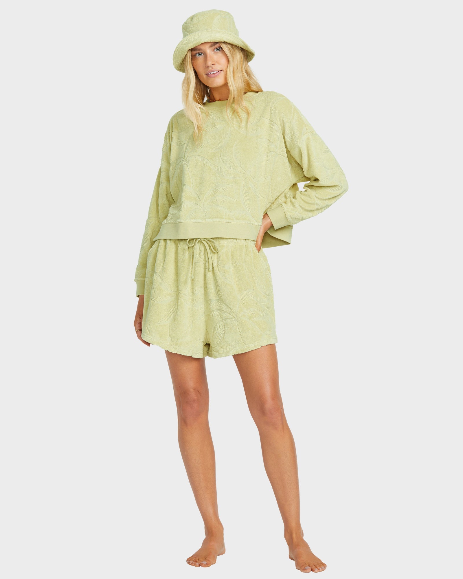Womens Sun Tempo Crew Pullover Sweatshirt