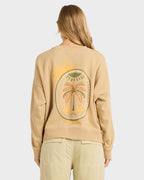 Womens Echo Crew Neck Fleece Top