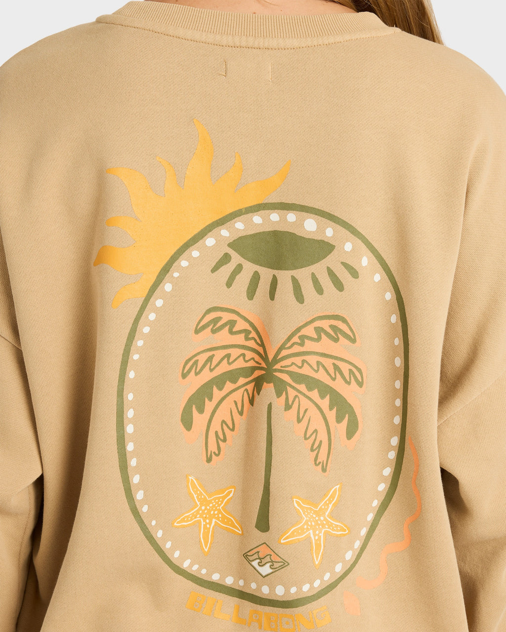 Womens Echo Crew Neck Fleece Top